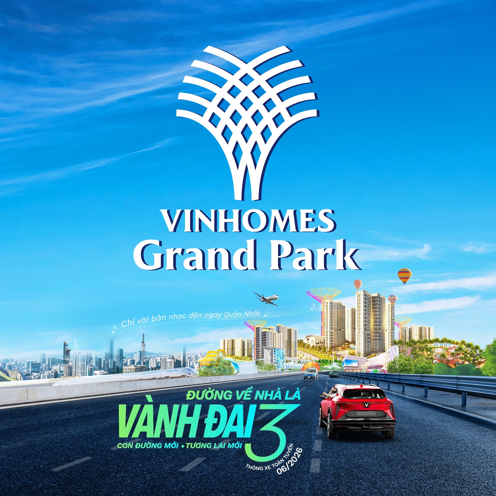 Vành đai 3 kết nối VInhomes